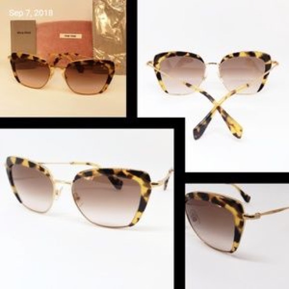 Miu Miu SMU 52Q Square Sunglasses - Picture 2 of 14